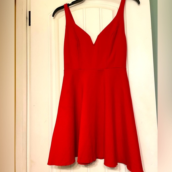 KIMCHI BLUE Heart of the Ocean Fit + Flare Mini dress Urban Outfitters sz XL - Picture 3 of 6